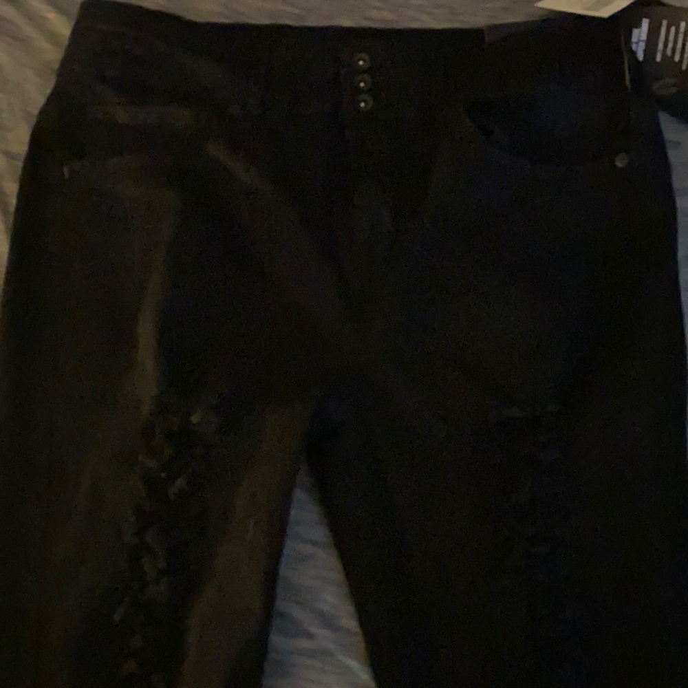 Hot topic high-rise super skinny ripped jeans